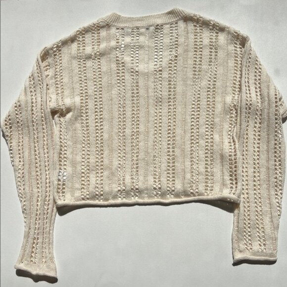 ATM Anthony Thomas Melillo sweater Ivory Knit Long Sleeve office professional XS - Picture 10 of 10